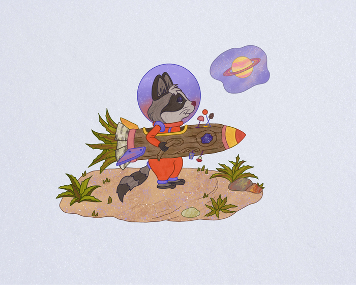 Енот-космонавт