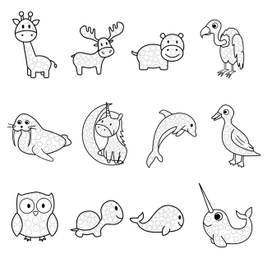 Раскраски для точечных маркеров2