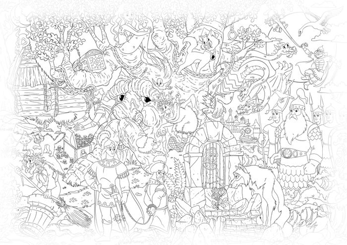 Лукоморье - виммельбух