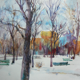 Пустые скамейки