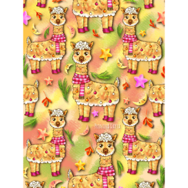 Паттерн с альпаками