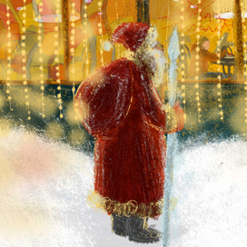 Иллюстрации к книге "Секрет деда мороза" Voicebook