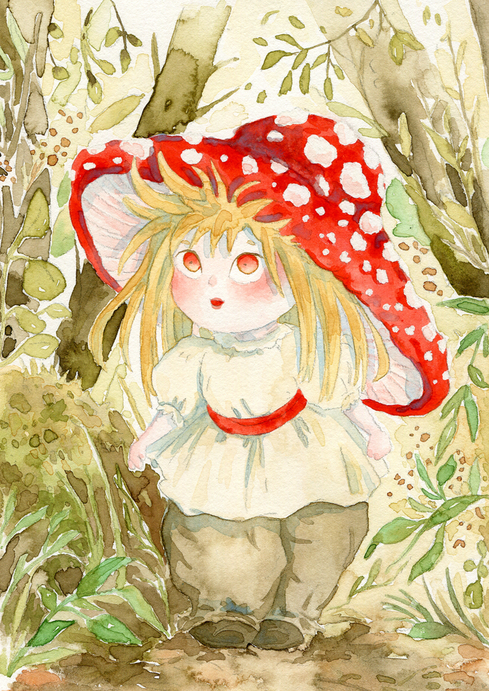 Mushroom girl