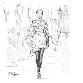 Редакционная fashion-иллюстрация для digital-журнала