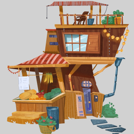 Концепт-арт здания