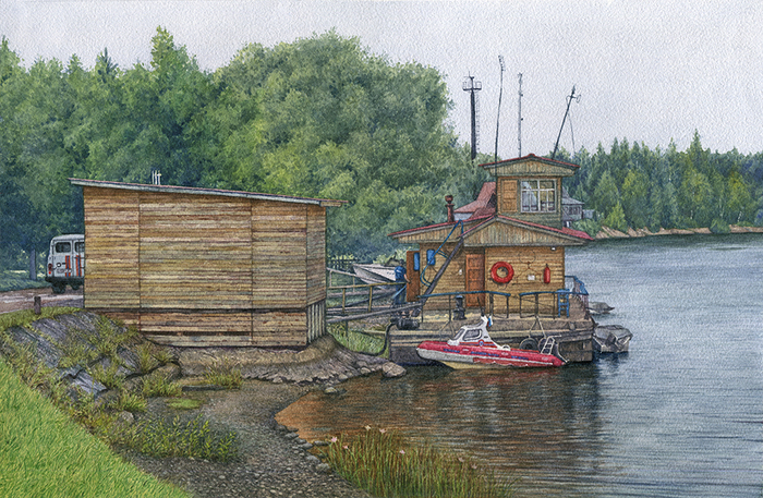 Станция спасения на водах в Пошехонье