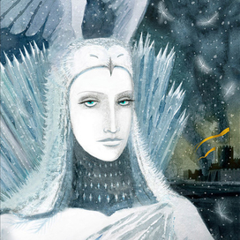 Обложка книги Х. К. Андерсена "Снежная королева"