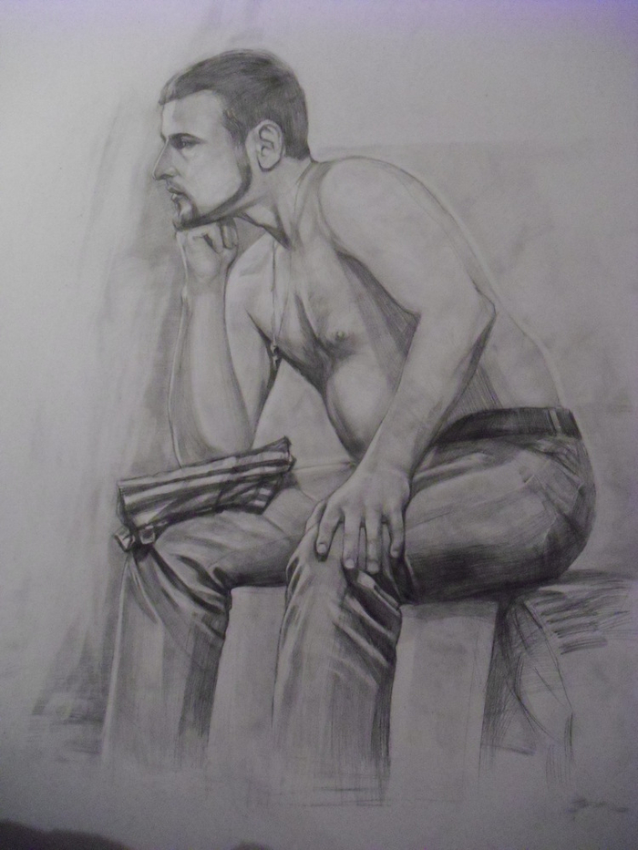 Портрет натурщика