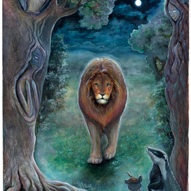 Иллюстрация к одной из книг Клайв Льюиса "Хроники Нарнии"