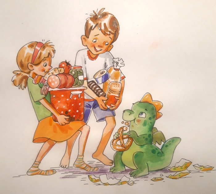 Дракоша голоден