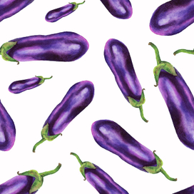 Паттрен с баклажанами