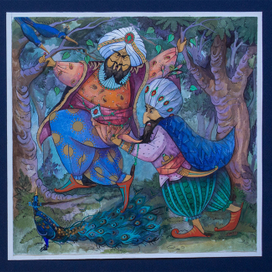 Иллюстрация к сказке "Маленький Мук"