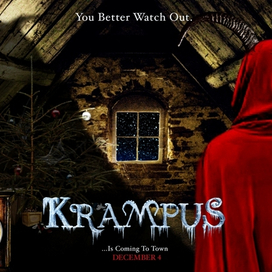 Design a terrifying holiday card for Krampus