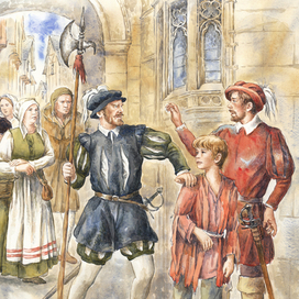 Принц арестован. "Принц и нищий" Марк Твен