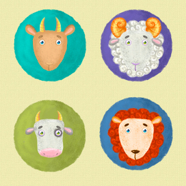 Иконки с животными