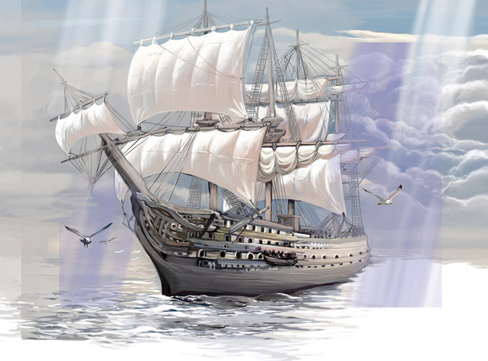 утро на море