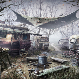 локация "трейлерный парк"