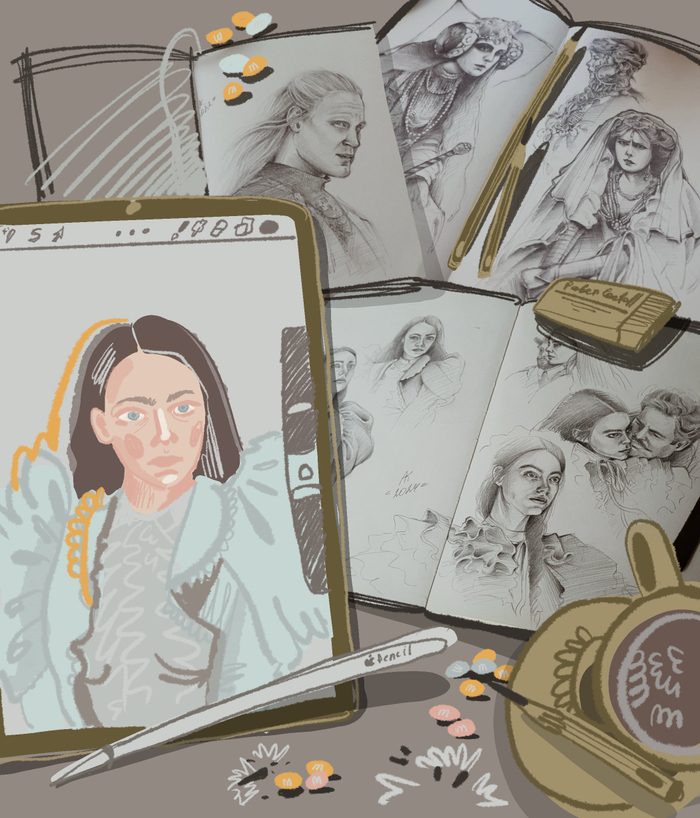 Скетчбук & Айпад