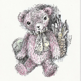 Медвежонок-художник