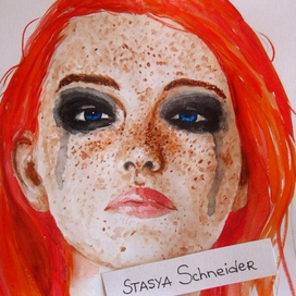 Портрет акварелью по фото