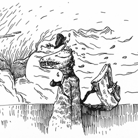 Облака на террасе