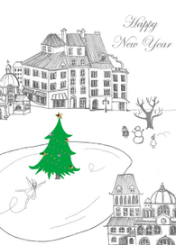 Открытка "Каток"