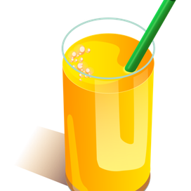 Стакан с соком