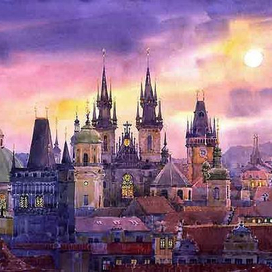 Prague City of Hundres Spiers 1
