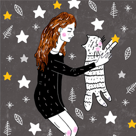  laying down, eating snow