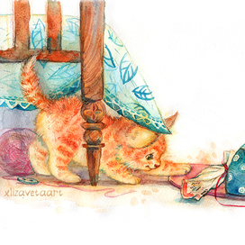 Под кроватью тапочка, в тапке чья-то лапочка...