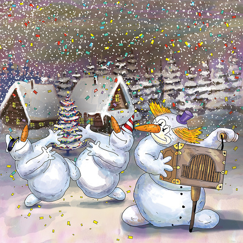 Открытки к Новому году