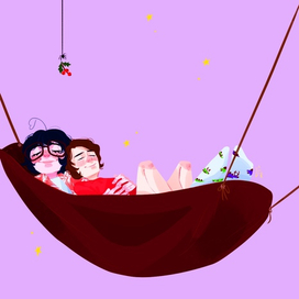 новогодняя открытка;