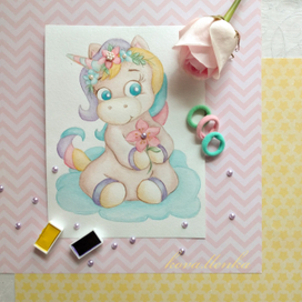 Радужная единорожка