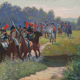Бегство Наполеона от Казаков