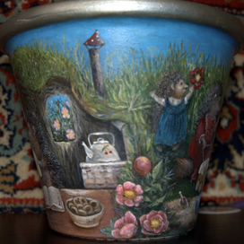 Сказка на цветочном горшке