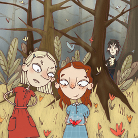 Иллюстрация к книге Джоан Роулинг "Гарри Поттер и Дары Смерти"