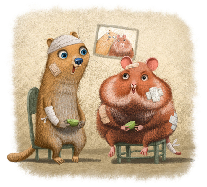 Хома и Суслик. последняя горошина