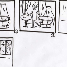 раскадровка для рекламы детского питания