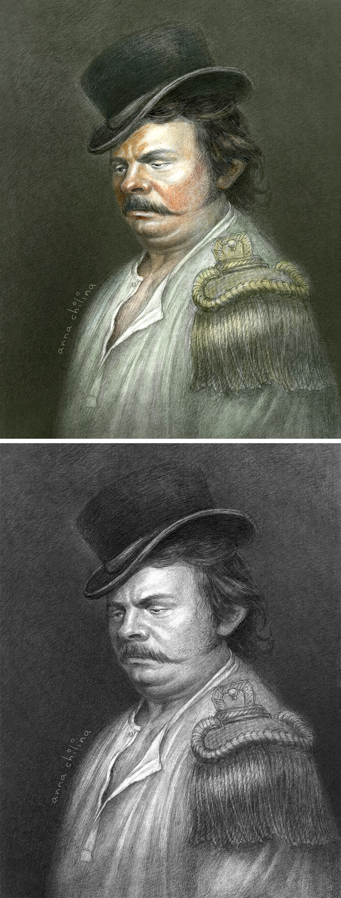 Отставной унтер-офицер, надрызгавшийся водки