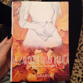 Обложка к роману "Незаконченная книга".