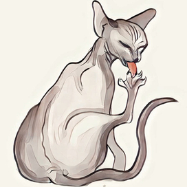 Его прекрасная лапка