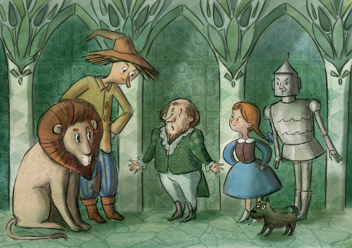 "Удивительный волшебник из Страны Оз."