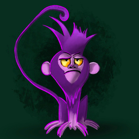 Недовольная обезьяна 