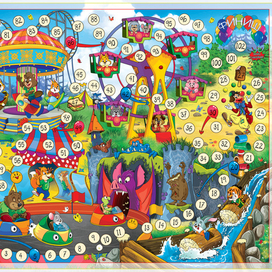 парк-бродилка. Права принадлежат ООО "Издательство "Учитель"