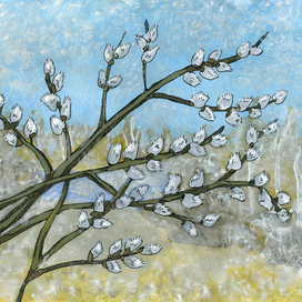 Фет - Уж верба пушистая