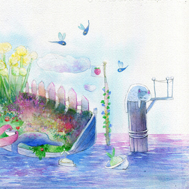 Осьминожка МиМи и котик Тучка