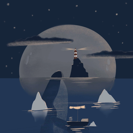 эскиз для роспис стены