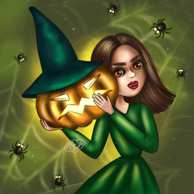 Ведьмочка Мэри и фонарь Джек