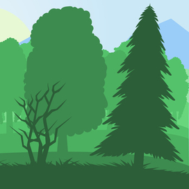 Векторный пейзаж