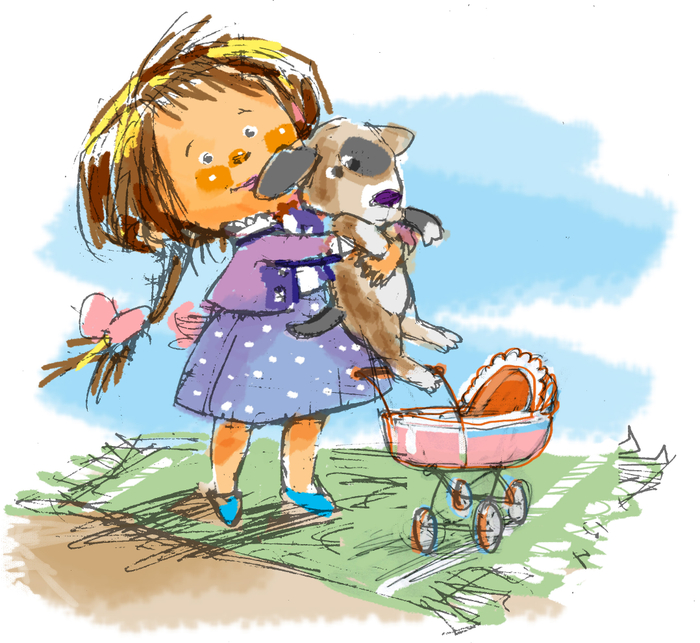 на прогулку